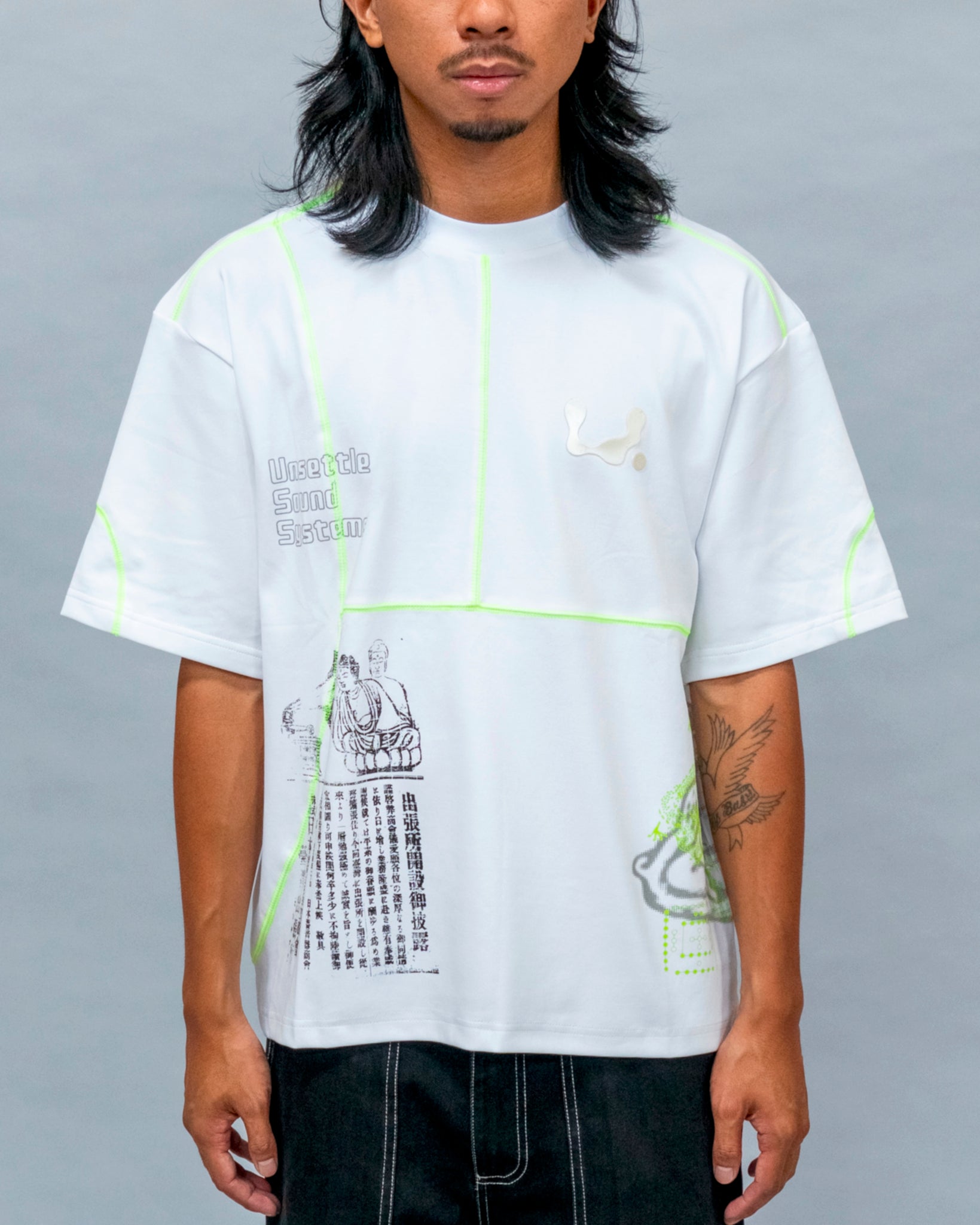 Sound System Tee - White