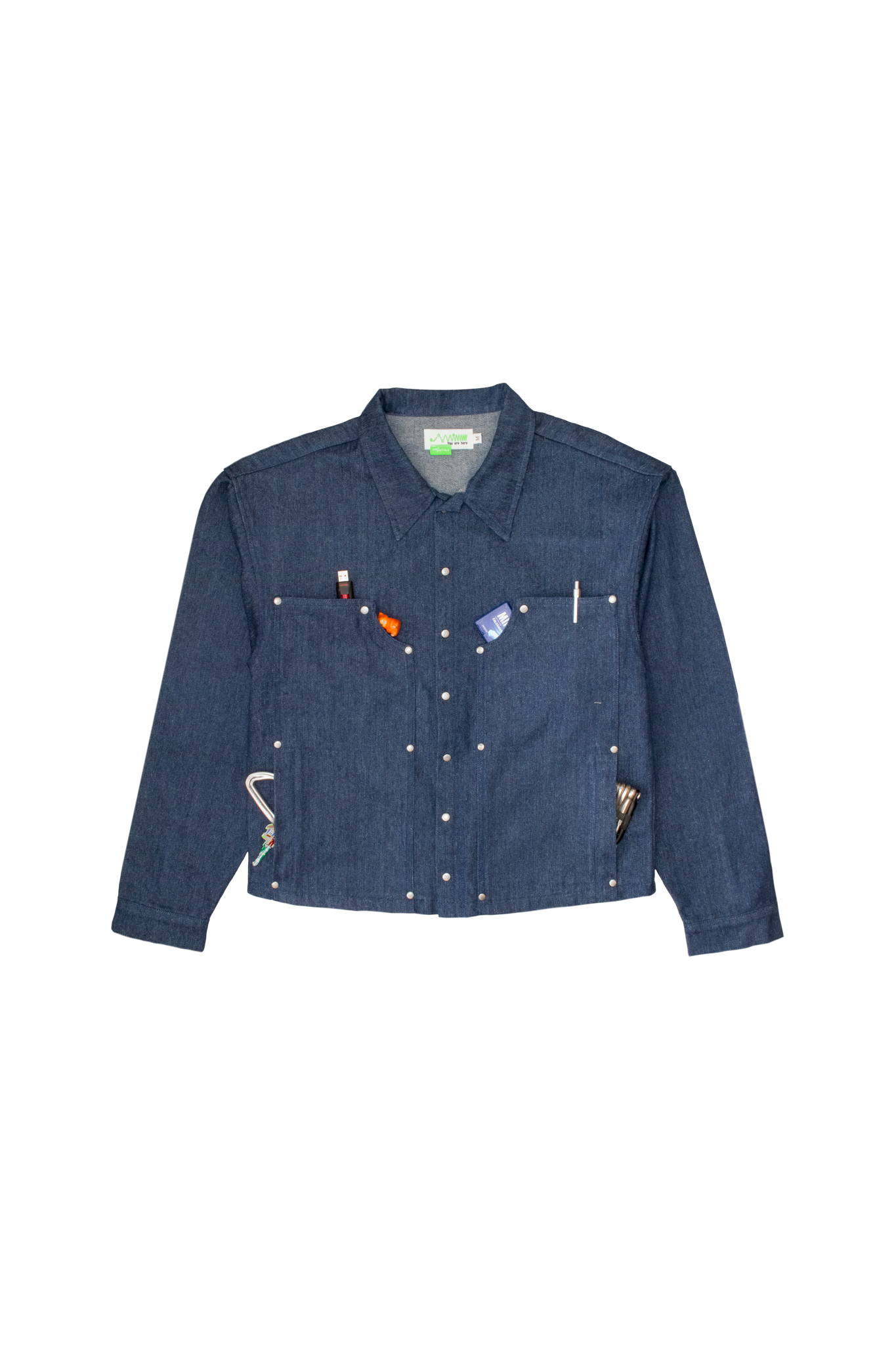 Double Knee L/S Shirt - Denim