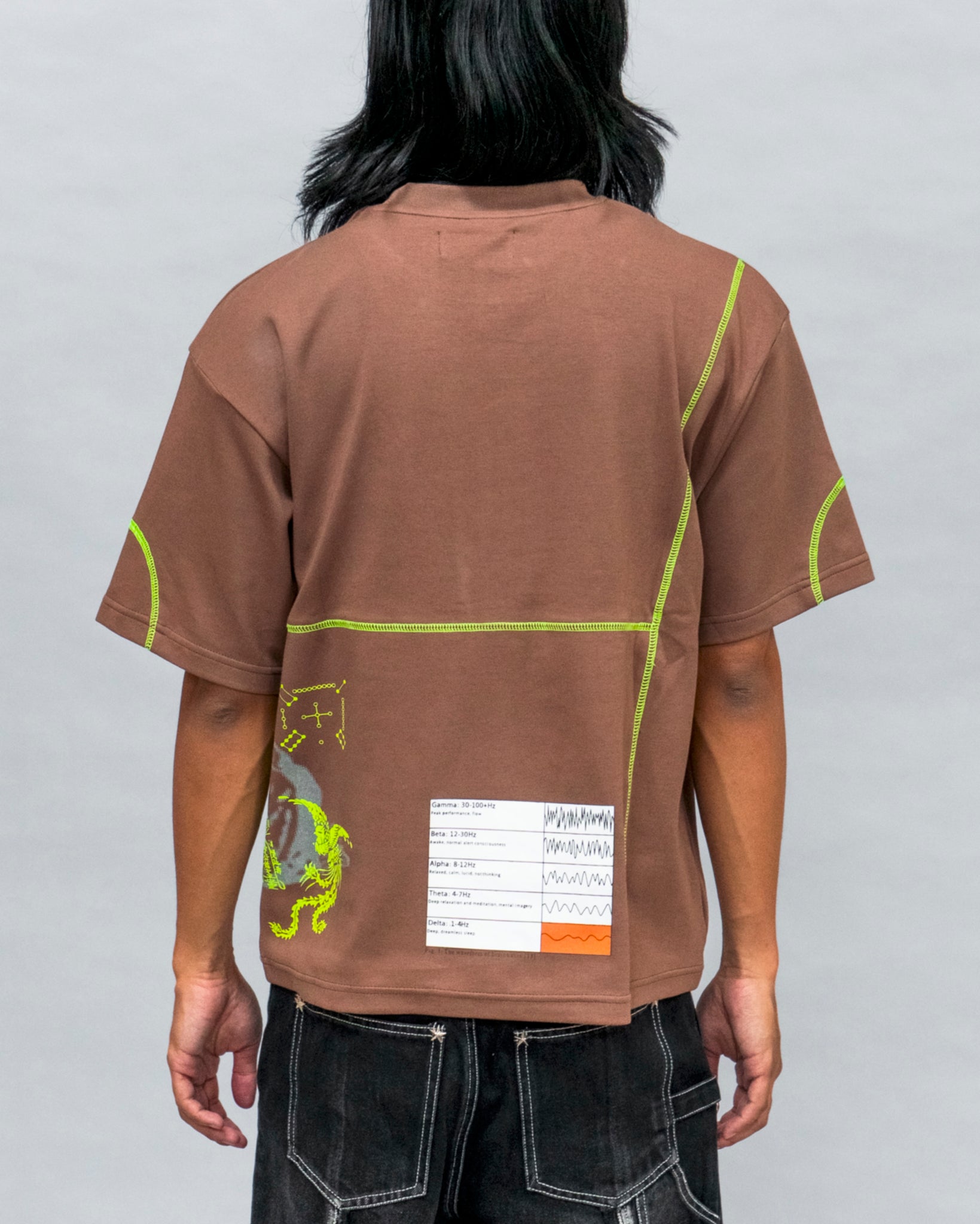 Sound System Tee - Brown